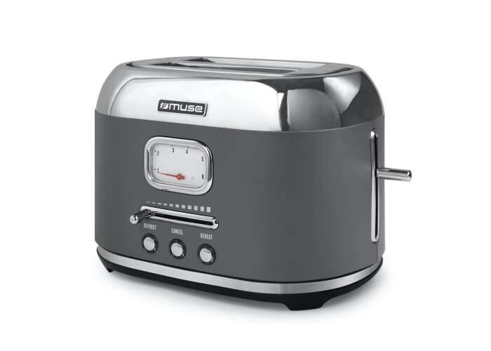 Grille-pain Muse personnalisable 1000 Watt Muse Gris foncé